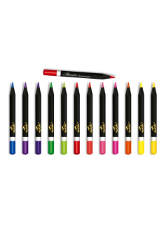 CRAYON COULEUR 12/9 FLUO ALADIN - 1