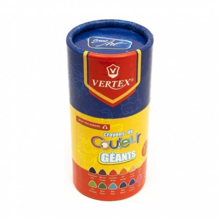 CRAYON COULEUR 12/9 JUMBO VERTEX - 1