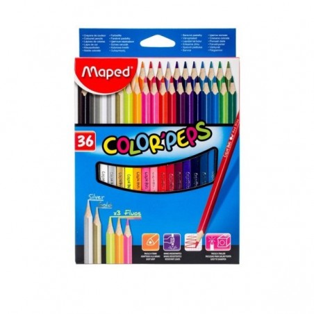 CRAYON COULEUR 36/18 MAPED - 1