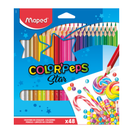 CRAYON COULEUR 48/12 MAPED - 1