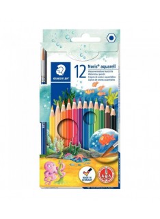 CRAYON COULEUR DE 12 AQUARELLES STAEDTLER - 1