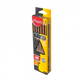 CRAYON GRAPHITE BLACK'PEPS JUMBO HB N°2 MAPED - 2