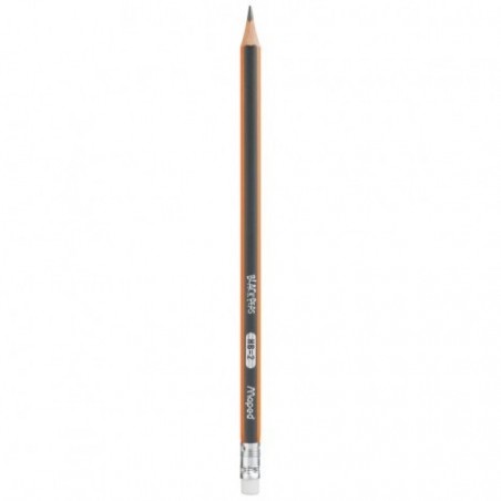 CRAYON NOIR + GOMME HB-2 MAPED - 1