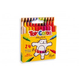 CRAYON PASTEL 24/9 TOY COLOR - 1