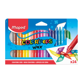 CRAYON PASTEL 24/9 WAX MAPED - 1