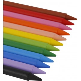 CRAYON PASTEL DE 12 PLASTIDECOR KIDS BIC - 2