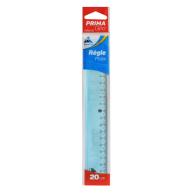 DOUBLE DECIMETRE 20CM PEGBORDABLE PRIMA GEO OFFICEPLAST - 1