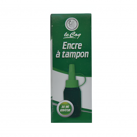 ENCRE A TAMPON VERT LE COQ - 1