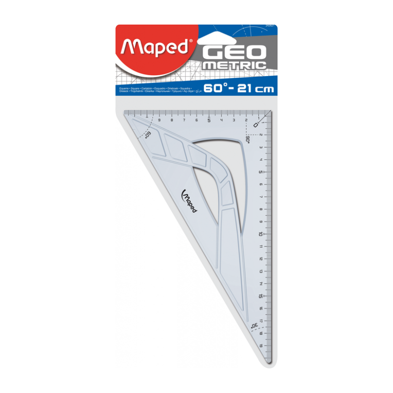 EQUERRE DE 20/60 GRAPHIC 21CM MAPED - 1