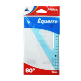 EQUERRE DE 15CM/60° PEGBORDABLE PRIMA GEO OFFICEPLAST - 1