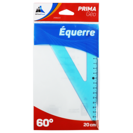 EQUERRE DE 20CM/60° PEGBORDABLE PRIMA GEO OFFICEPLAST - 1