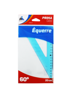 EQUERRE DE 20CM/60° PEGBORDABLE PRIMA GEO OFFICEPLAST - 1