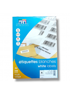 ETIQUETTE ADHESIVE A4  RIBAT - 1