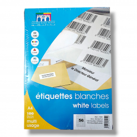 ETIQUETTE ADHESIVE A4 RIBAT - 1