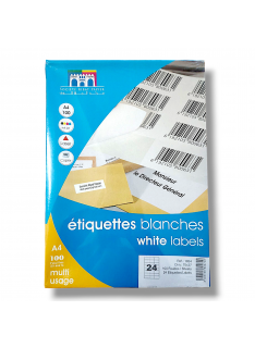 ETIQUETTE ADHESIVE A4 RIBAT - 1