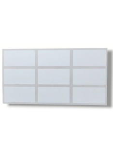 ETIQUETTE DE FAUTES FLUO 20 X 40CM BLANCHE (PAQUET DE 50) - 1