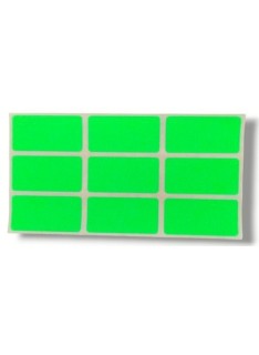 ETIQUETTE DE FAUTES FLUO 20 X 40CM VERT (PAQUET DE 50) - 1