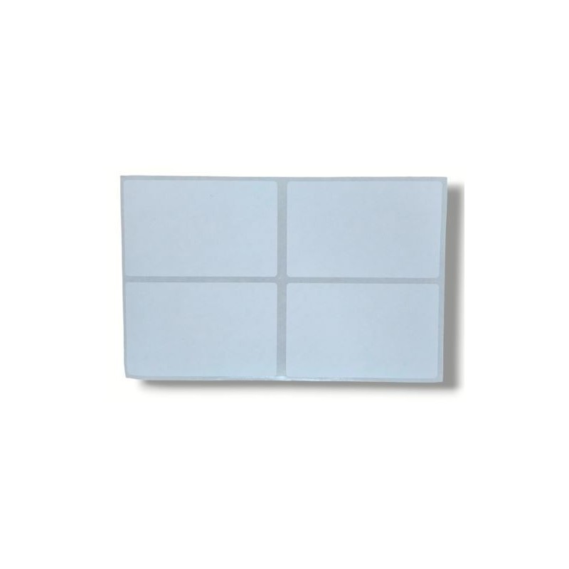 ETIQUETTE DE FAUTES FLUO 50 X 80CM BLANCHE - 1