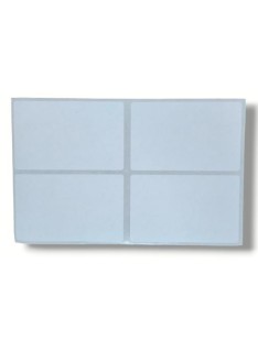 ETIQUETTE DE FAUTES FLUO 50 X 80CM BLANCHE - 1