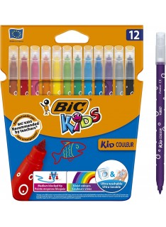 FEUTRE DE 12 KID COULEUR BIC - 1