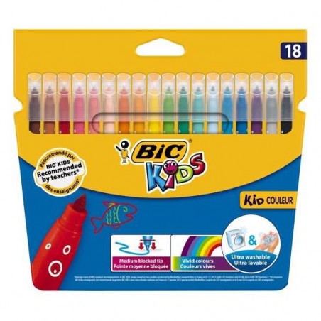 FEUTRE DE 18 KID COULEUR BIC - 1