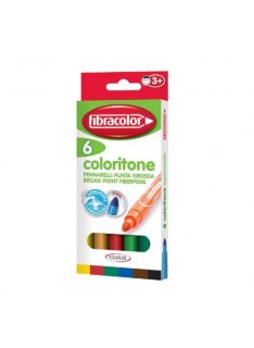 FEUTRE DE 6 FIBRACOLOR COLORITONE HI-TEXT - 1