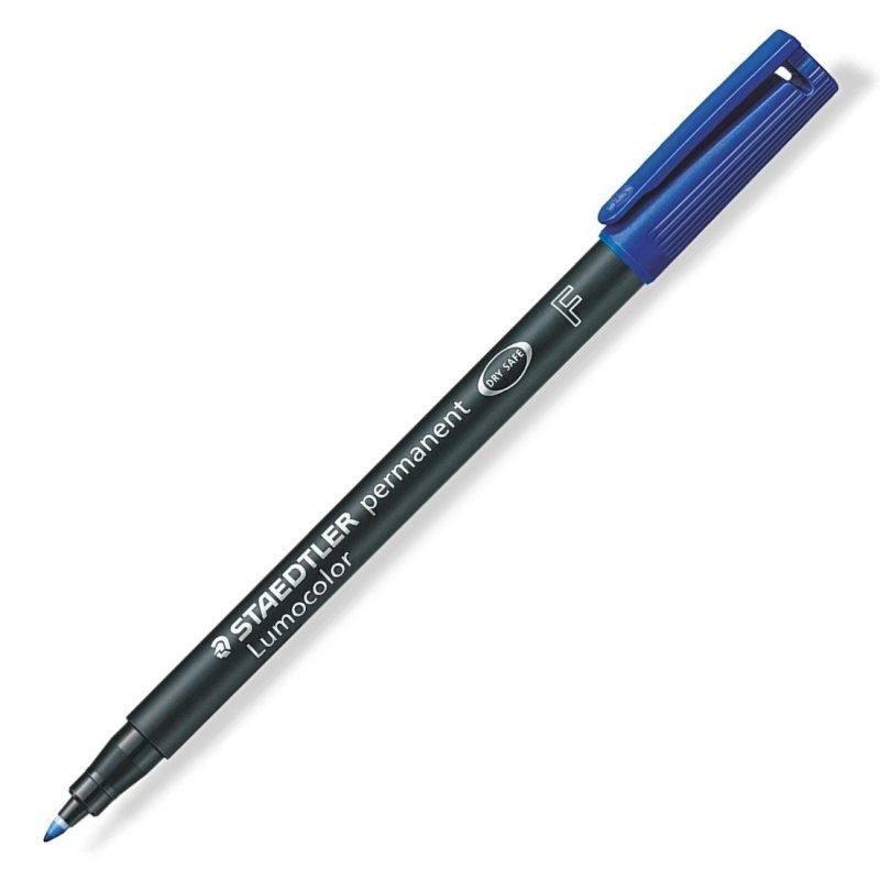 FEUTRE PERMANENT PEN F LUMOCOLOR STAEDTLER BLEU - 1