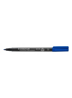 FEUTRE PERMANENT PEN M LUMOCOLOR STAEDTLER BLEU - 2