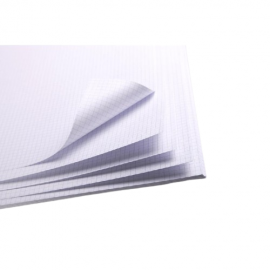 FICHE BRISTOL BLANC A2 GRAND MODELE RIBBAT - 1