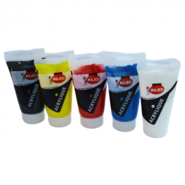 GOUACHE ACRYLIQUE LOT DE 5*20ML MEJED - 1