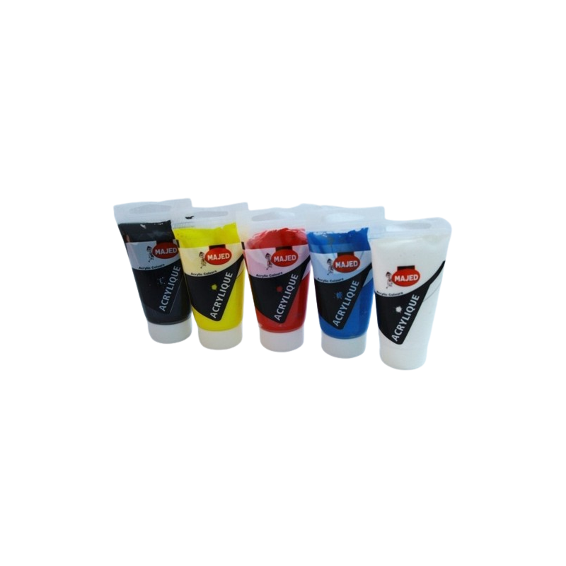 GOUACHE ACRYLIQUE LOT DE 5*20ML MEJED - 1