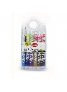 GOUACHE DE 12 CRISTAL TUBE METAL EN BLISTER MEJED - 1