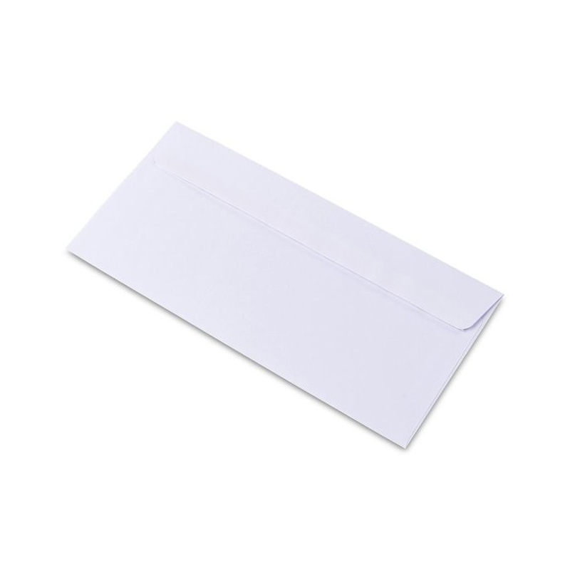 ENVELOPPE BLANCHE 11 X 22CM (LOT DE 100) - 1