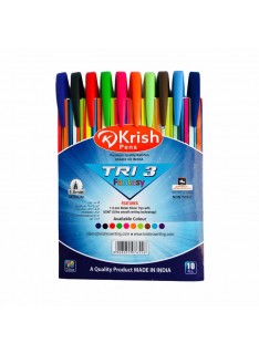 POCHETTE DE 10 STYLOS TRI-3 KRISH - 1