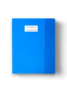 PROTEGE LIVRE CRISTAL BLEU OFFICE PLAST - 1