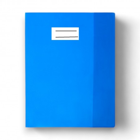 PROTEGE LIVRE CRISTAL BLEU OFFICE PLAST - 1