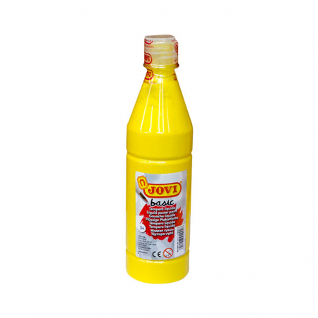 GOUACHE DE 0.5L JAUNE BASIC JOVI - 1