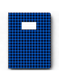 PROTEGE CAHIER GRAND MODELE AVEC CARREAUX BLEU OFFICE PLAST - 1