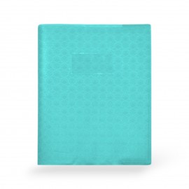 PROTEGE CAHIERS PETIT MODELE UNI TURQUOISE OFFICE PLAST - 1