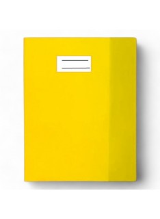 PROTEGE LIVRE CRISTAL JAUNE OFFICE PLAST - 1