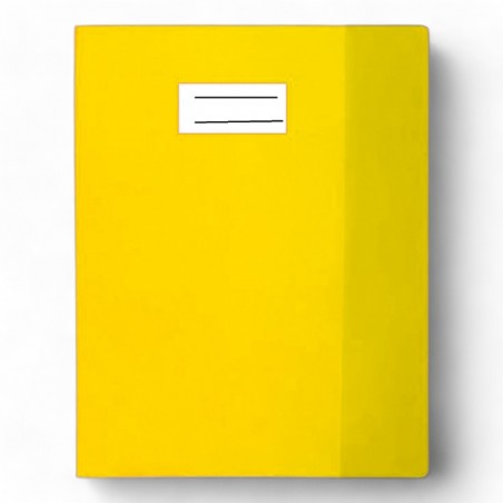 PROTEGE LIVRE CRISTAL JAUNE OFFICE PLAST - 1