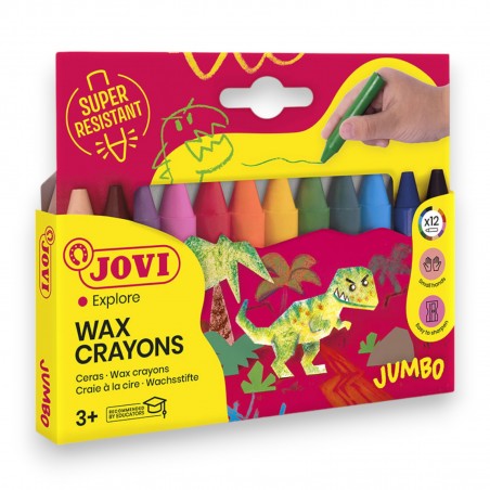 CRAYON PASTEL DE 12 JUMBO JOVI - 1