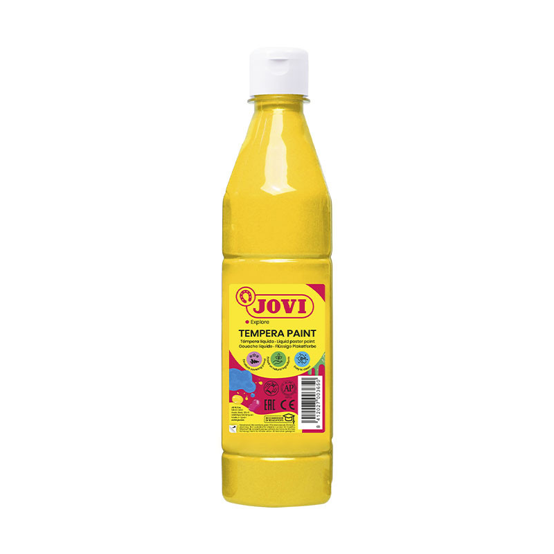 GOUACHE DE 0.5L JAUNE JOVI - 1