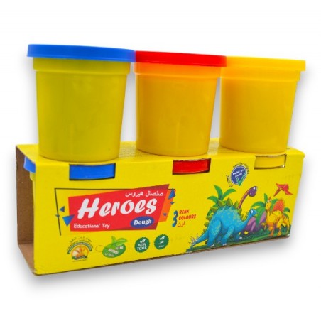 PATE A MODELER HEROES POT DE 3 -150G - 1