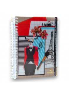 CAHIER INTEGRAL 400PAGES GRAND MODELE 70G FANTAISIE - 1