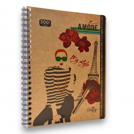 CAHIER INTEGRAL 300PAGES GRAND MODELE 60G CRAFTY ALADIN - 1