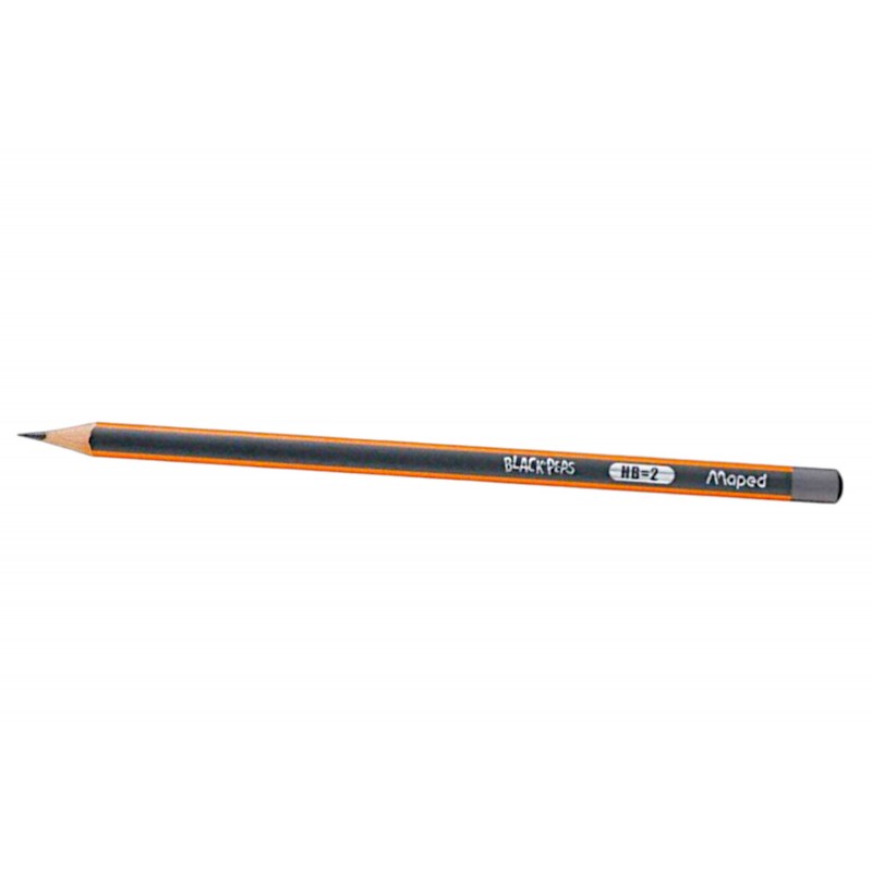 CRAYON GRAPHITE BLACK'PEPS HB N°2 MAPED - 1