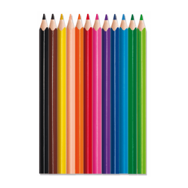 CRAYON COULEUR 12/18  JUMBO STRONG MAPED - 2