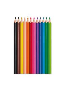 CRAYON COULEUR 12/18  JUMBO STRONG MAPED - 2