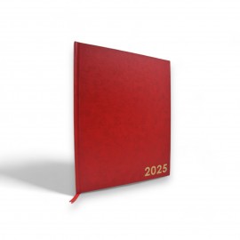 SEMAINIER PETIT MODELE BASIQUE 2025 - ROUGE - 1